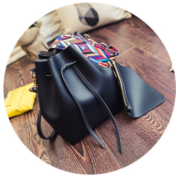 #NEW MARSEILLE Drawstring Bucket Bag A - Picture 7 of 7